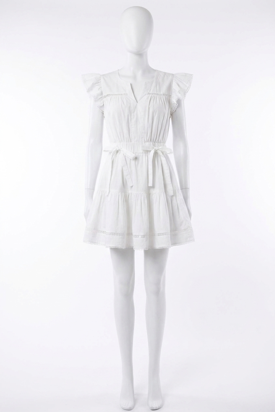 NEW EE:SOME della short dress in off white